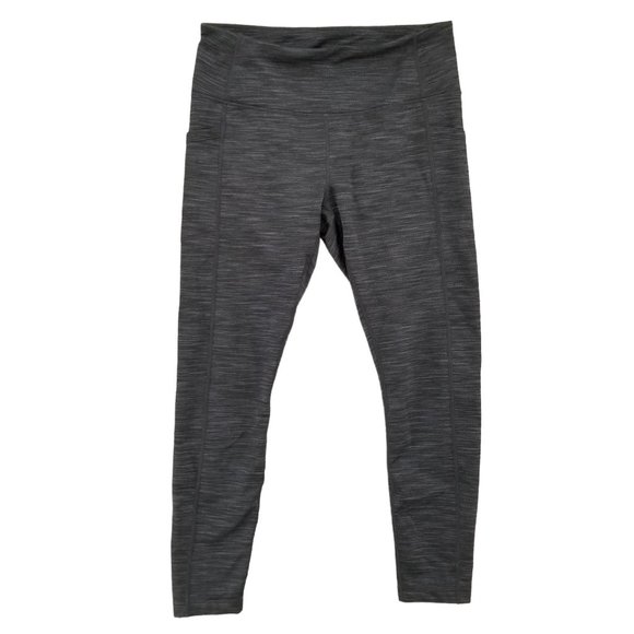 Mondetta Leggings Womens Grey Black Pull On Stretch Pants Size M - Picture 1 of 8